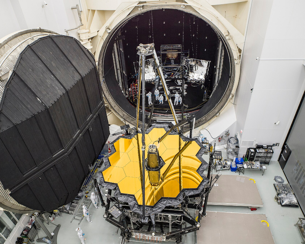 Webb Telescope Emerges from a Chamber After Cryogenic Testing